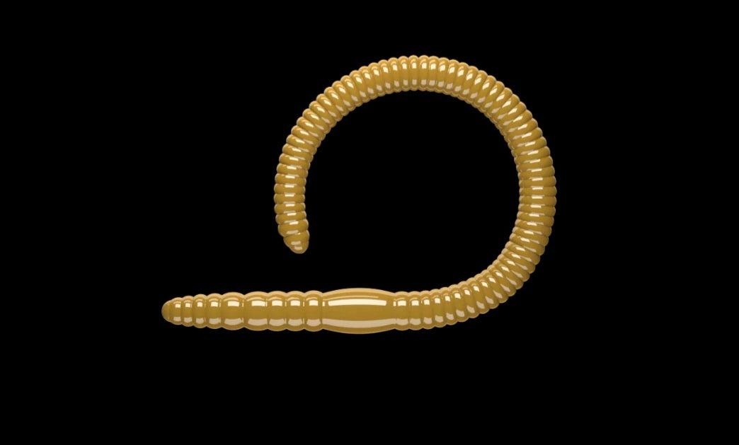 LIBRA LURE FLEXI WORM JUNIOR 65mm CHEESE