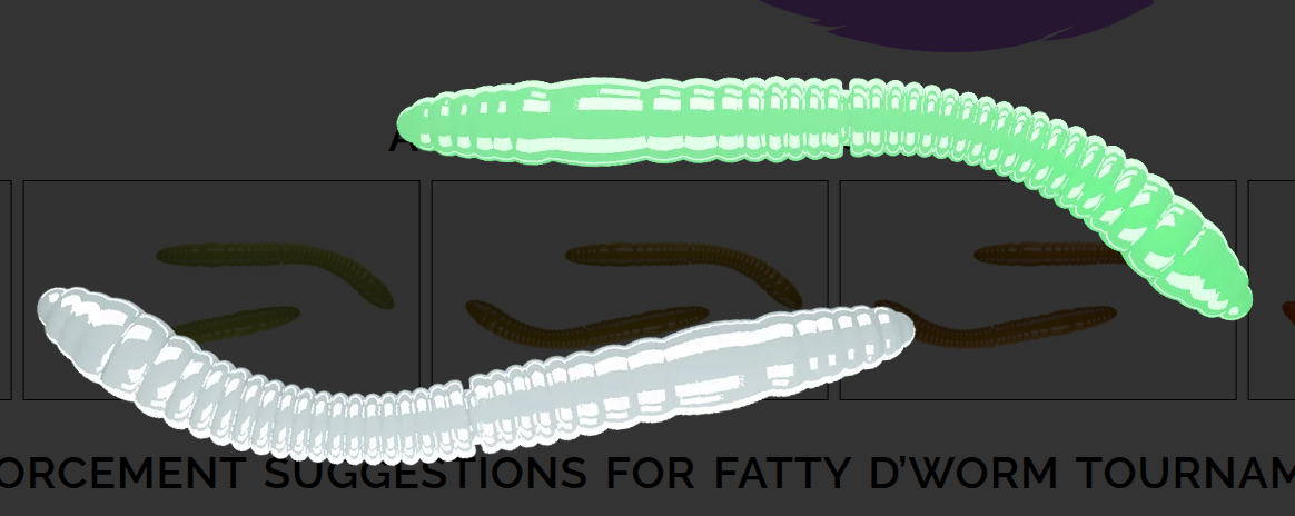 LIBRA LURES FATTY D`WORM TOURNAMENT 55 MM CHEESE