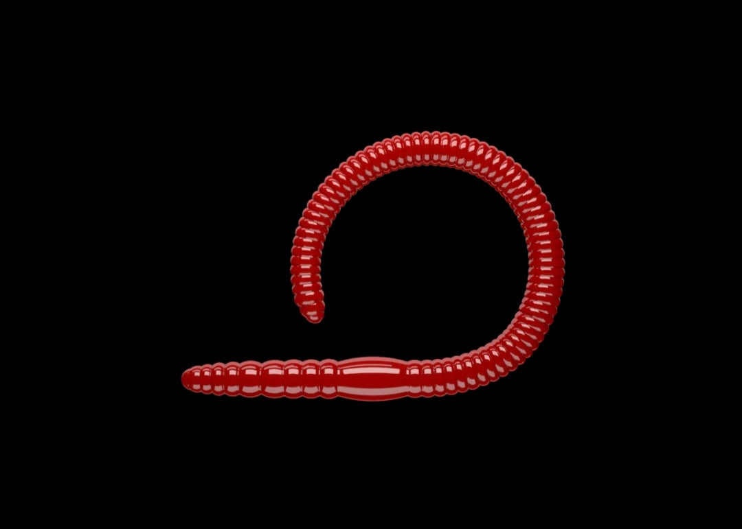 LIBRA LURE FLEXI WORM JUNIOR 65mm CHEESE