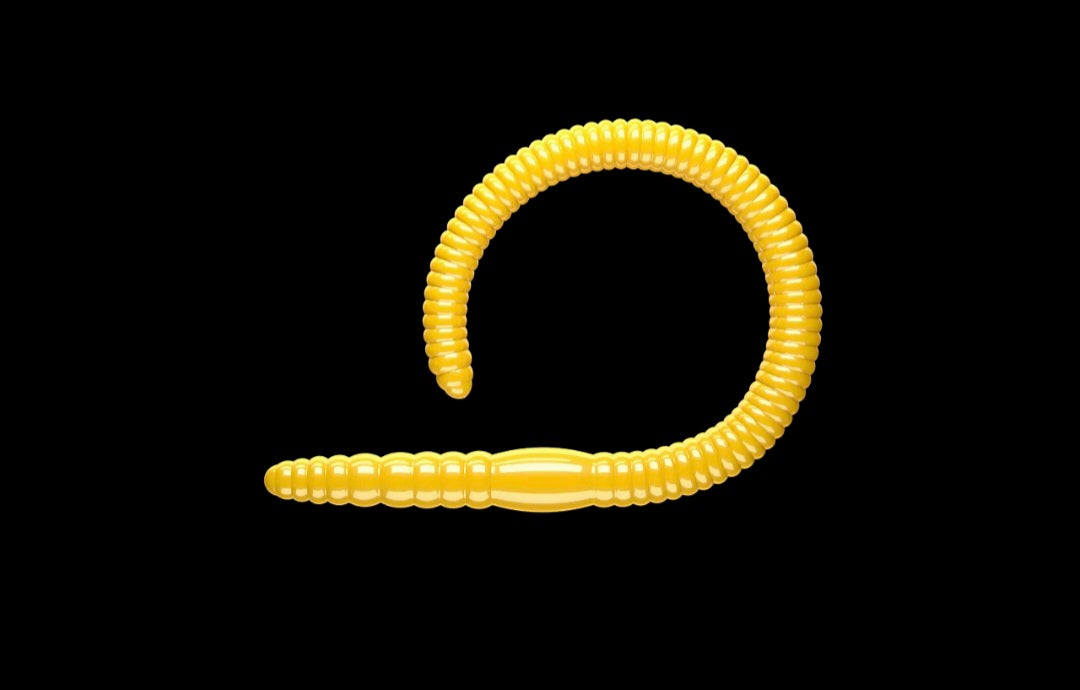 LIBRA LURE FLEXI WORM JUNIOR 65mm CHEESE