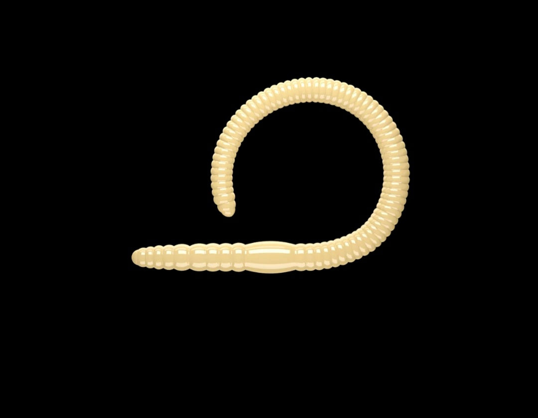 LIBRA LURE FLEXI WORM JUNIOR 65mm CHEESE