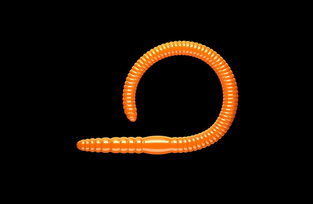 LIBRA LURE FLEXI WORM JUNIOR 65mm CHEESE