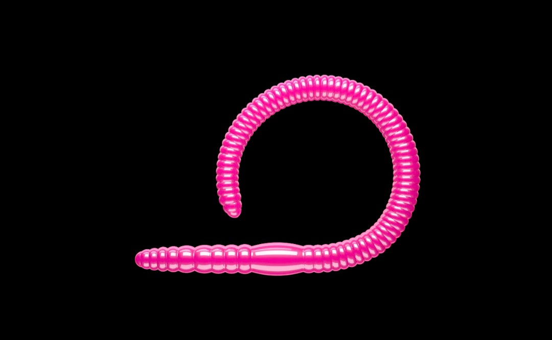 LIBRA LURE FLEXI WORM JUNIOR 65mm CHEESE