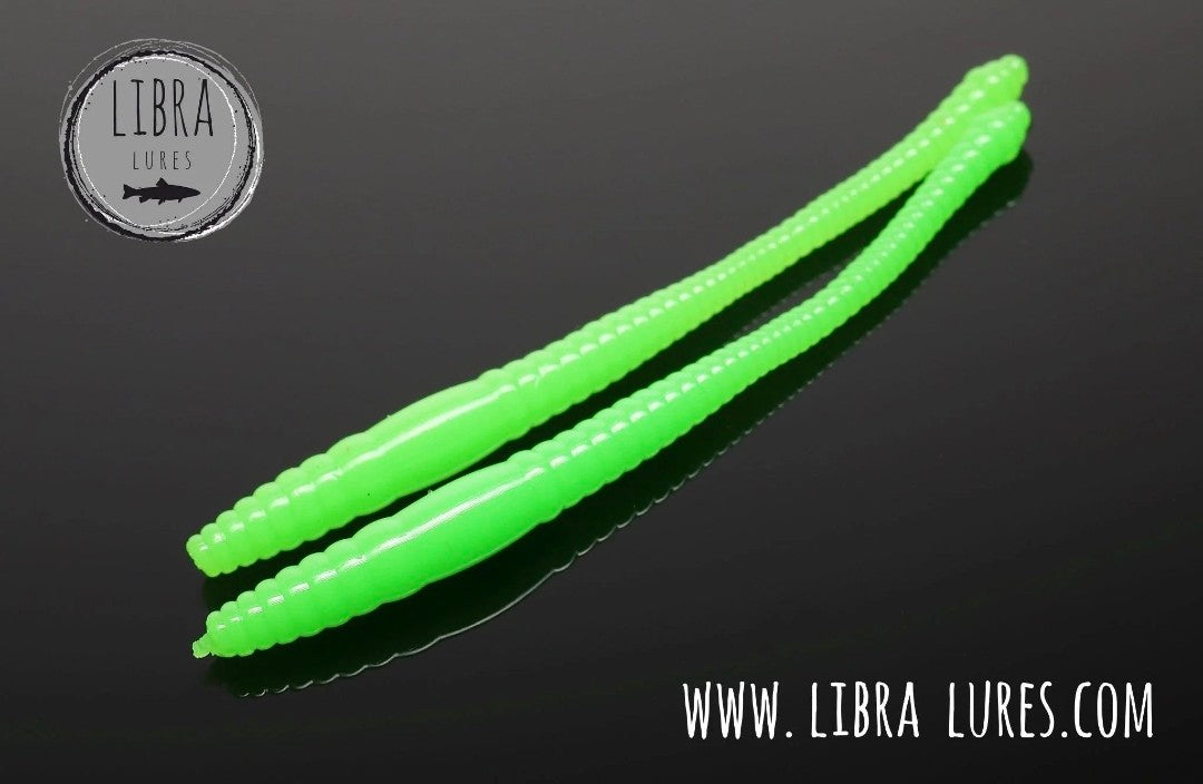 Libra Lures Dying Worm 70 mm Cheese