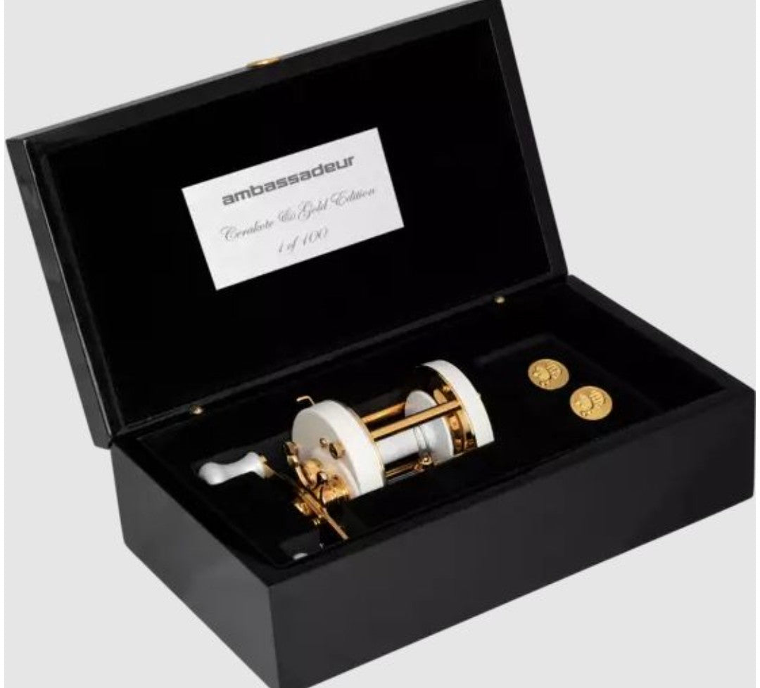 ABU Ambassadeur 6500 CDL Cerakote &amp; Gold ed. 2025