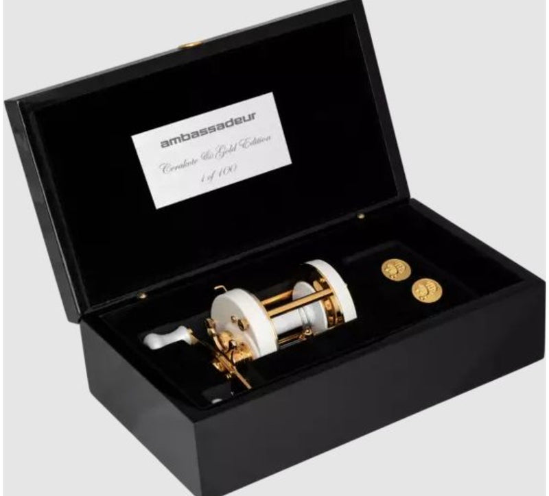 ABU Ambassadeur 6500 CDL Cerakote &amp; Gold ed. 2025