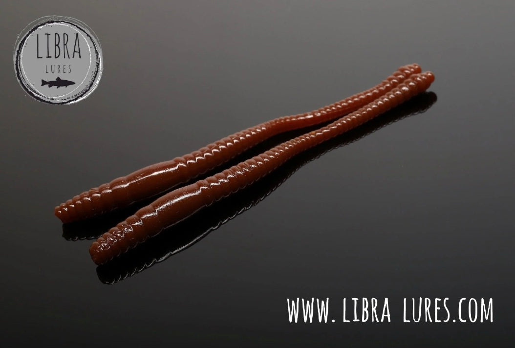 Libra Lures Dying Worm 70 mm Cheese