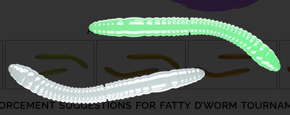 LIBRA LURES FATTY D`WORM TOURNAMENT 55 MM CHEESE