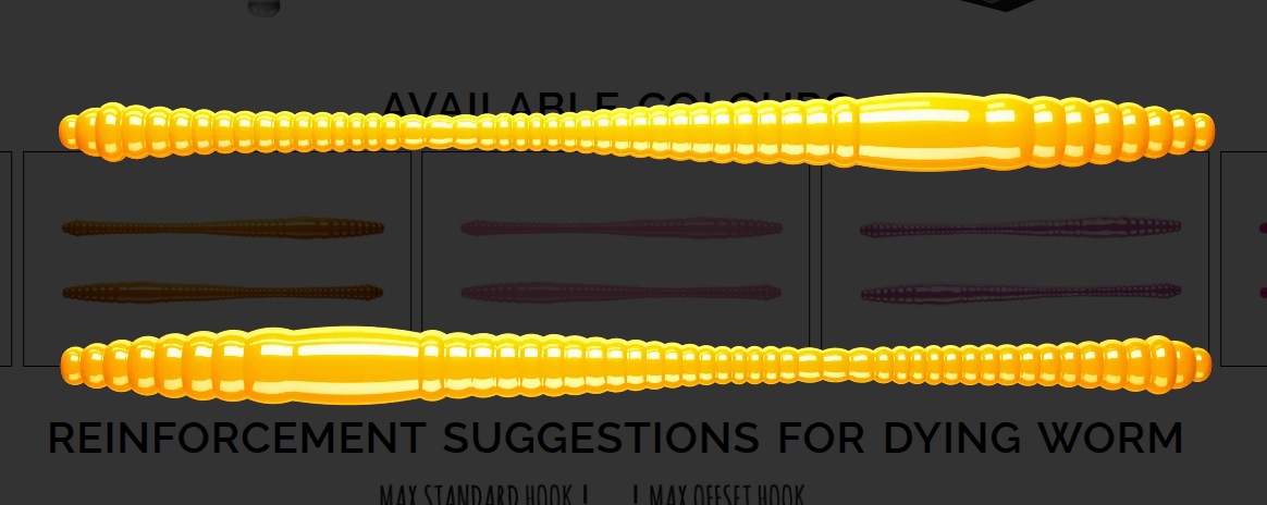 LIBRA LURES FATTY D`WORM TOURNAMENT 55 MM CHEESE