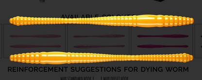 LIBRA LURES FATTY D`WORM TOURNAMENT 55 MM CHEESE