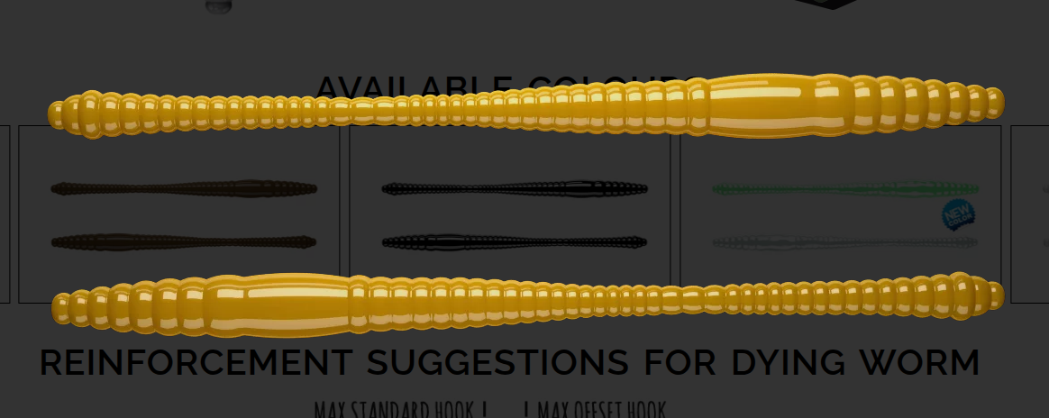 LIBRA LURES FATTY D`WORM TOURNAMENT 55 MM CHEESE