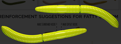 LIBRA LURES FATTY D ORM 75mm