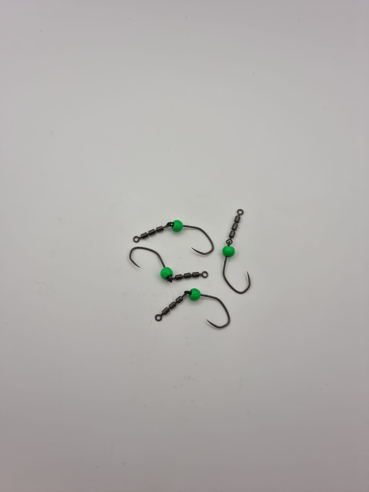 Trout Tackle Yarie Glave Svivel krog Str 4 M/High Speed Trible Swivel Og tungsten